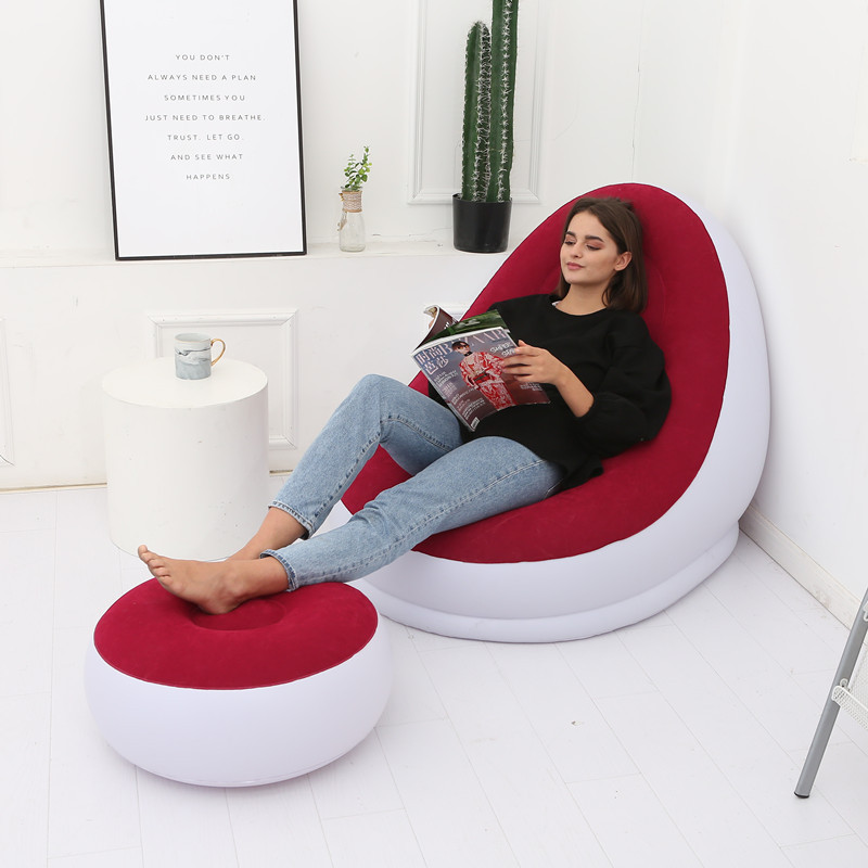Lazy Bean Bag with Inflatable Folding Sofa - 45 - Smart and Cool Stuff