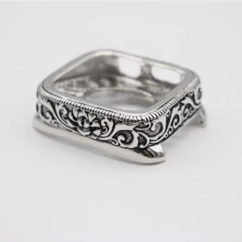 Compatible with Apple , Vintage carved watch protective case