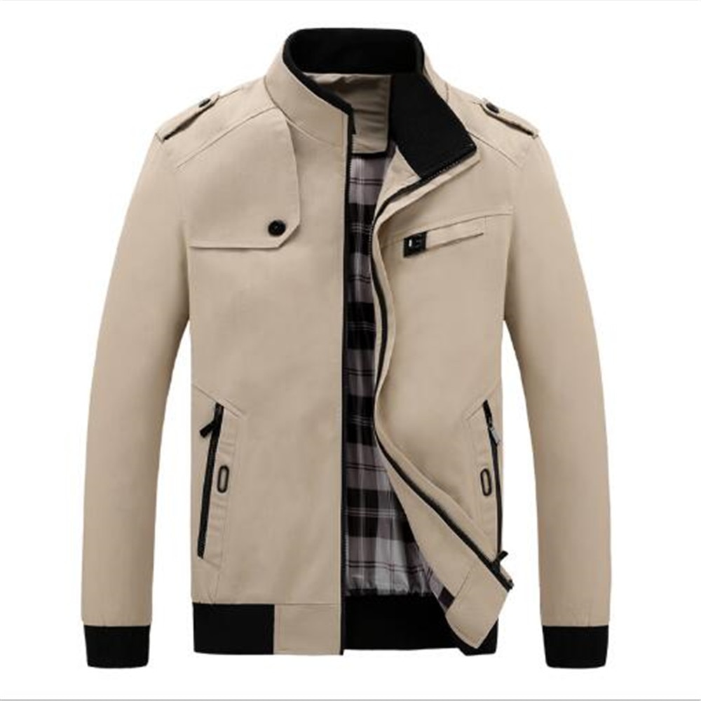 Stand-up collar washed cotton casual fashion jacket - CJdropshipping