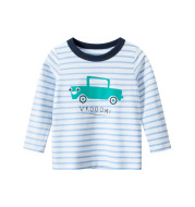 Children's long-sleeved T-shirt striped bottoming shirt