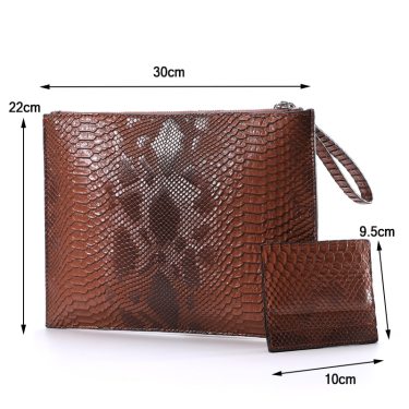 Python pattern women's handbag—3