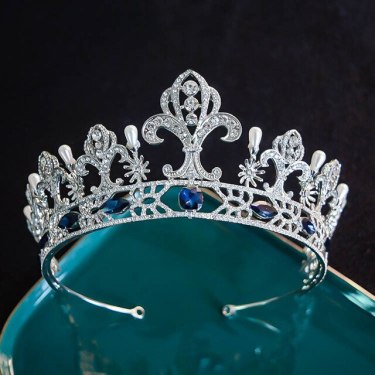 Bridal Crown European Queen Retro Crystal Hair Accessories—4