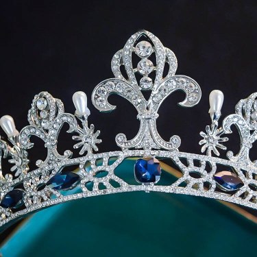 Bridal Crown European Queen Retro Crystal Hair Accessories—3