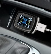 Tire Pressure Monitoring System Sensors Cigarette Lighter USB port Auto Security Alarm Systems Tire Pressure