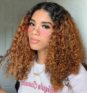 Full Headgear Style Natural Fluffy Bobo Head Short Curly Hair Cover