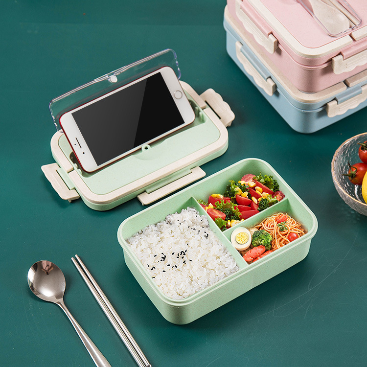 Korean-style Sealed Student Lunch Box With Lid And Compartment ...