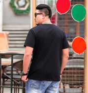 Summer Plus Size Men's Print Plus Size T Shirt
