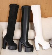 Fashion Women's Thick Heel High Heel Over The Knee Boots