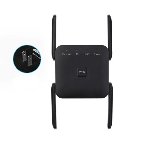 Color: US Black - Wireless repeater