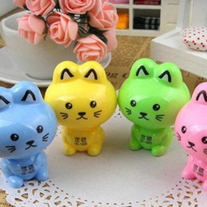 Student Cute Kitten Shape Cartoon Pencil Sharpener - CJdropshipping