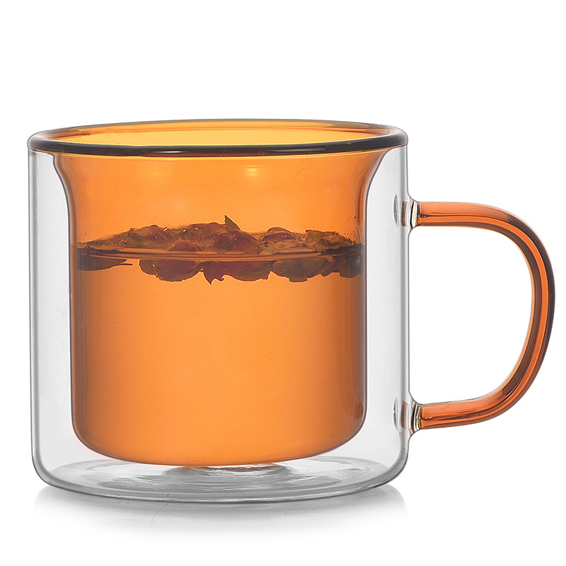 Monza amber coffee cup