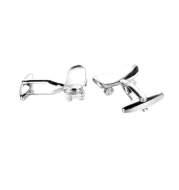 Spot Skateboard Cufflinks 3D Metal Men's Cufflinks