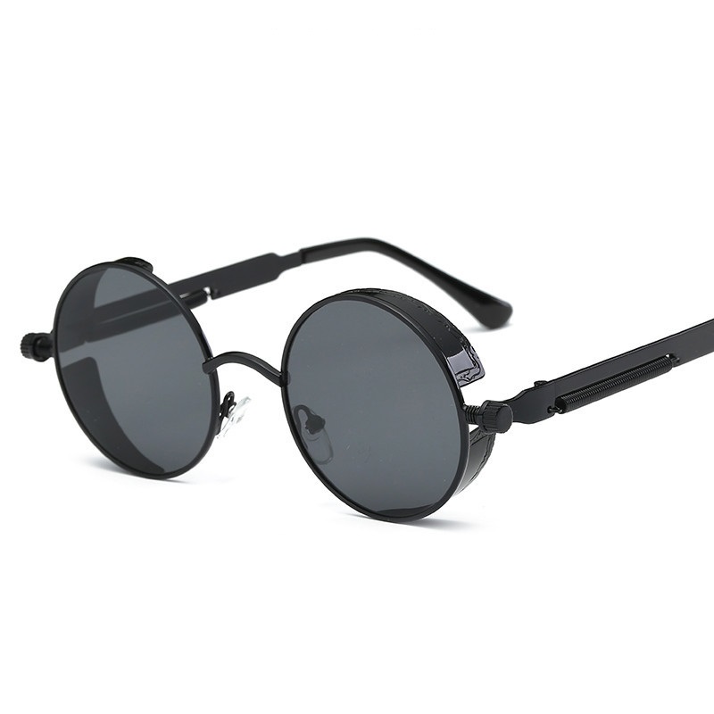 1612755056865 - Austin Powers Vintage Round Metal Frame Sunglasses
