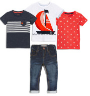 Children's Suit Boys Summer Short Sleeved T Shirt