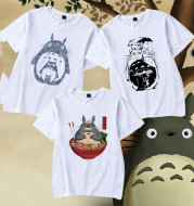 Top Printed Cute Totoro CAT BUS Letter Cute Short Sleeve