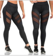 Running Sports Fitness Thigh Two-stage Mesh Yoga Pants