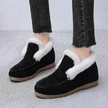 Round Toe Fashion Short Boots Women Foreign Trade New Warm Martin Boots—1