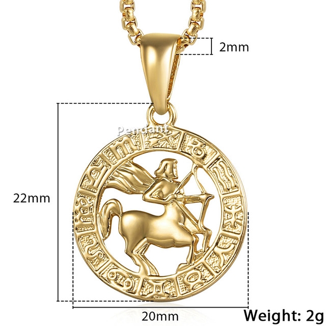 Zodiac Pendant Necklace 10