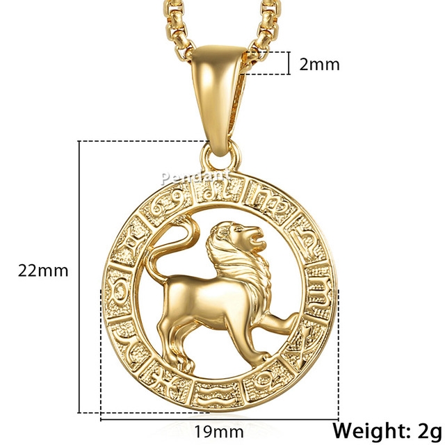 Zodiac Pendant Necklace 11