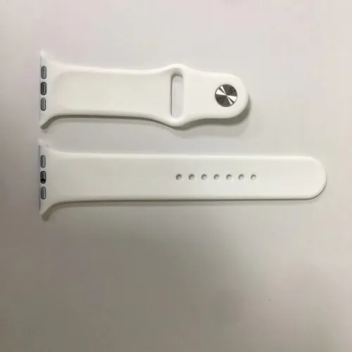 Color: White - Silicone Watch Band Wristband