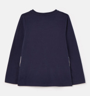 Knitted Long Sleeve Children's T-shirt Round Neck Cartoon T-shirt