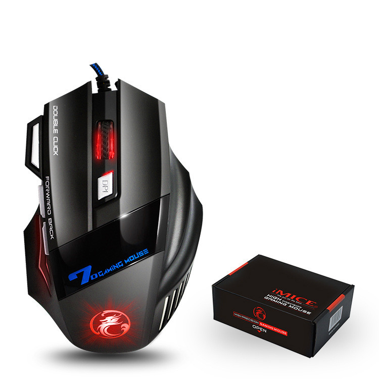 X7 Wired Gaming 7 Buttons Optical 4800 DPI Mouse