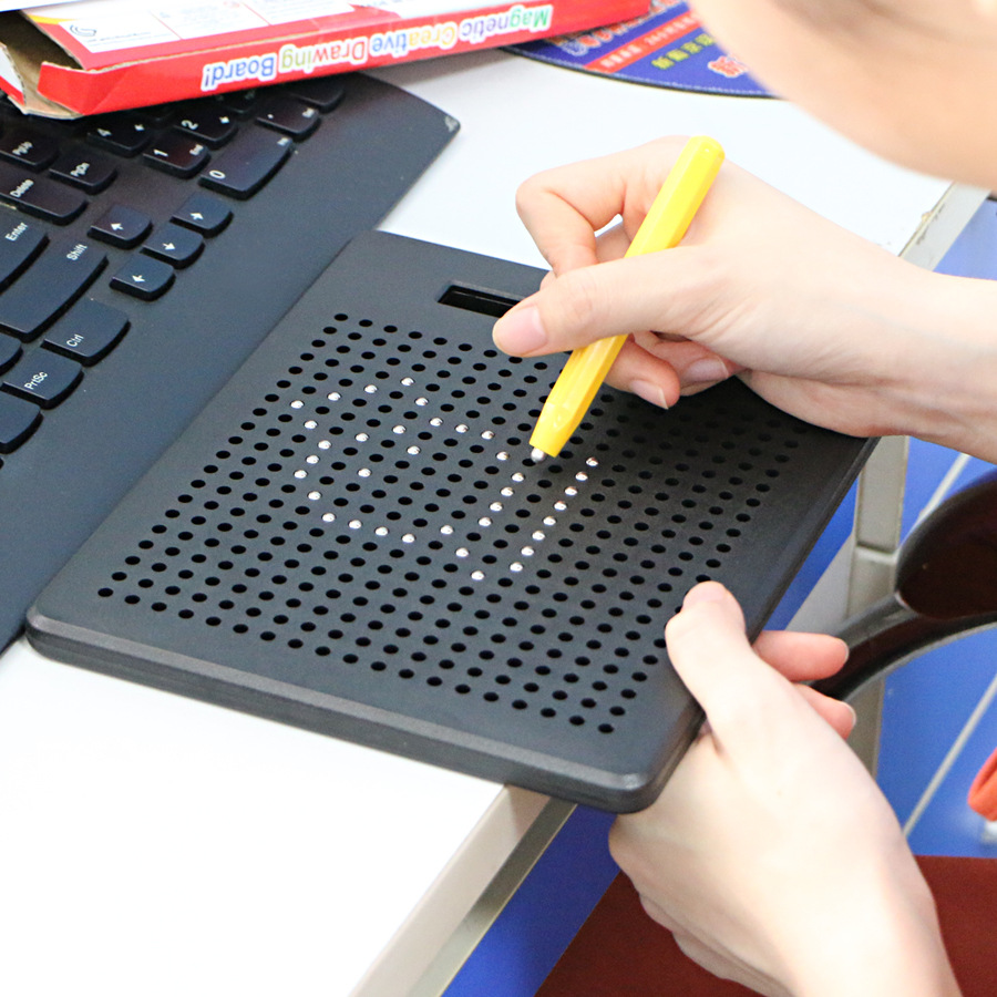 Children Color Drawing Board Portable Steel Ball