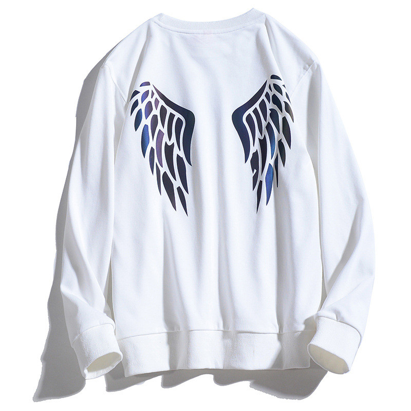 Pull Ailes Ange dans le dos Blanc