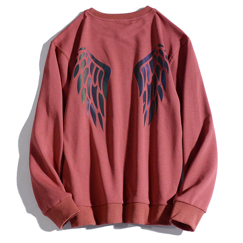 Pull Ailes Ange dans le dos Rouge