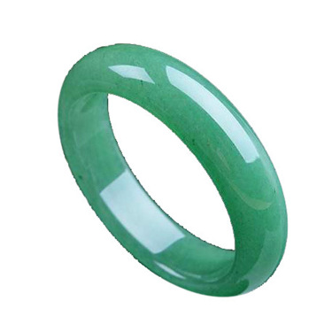 Full Green Aventurine Jade Ice Type Jade Bracelet—3