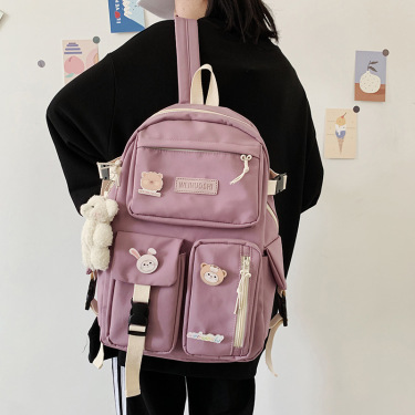 Japanese Harajuku Vintage Sense Student Schoolbag Female All-match Travel Backpack—1