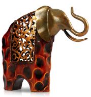 Explosive Works Of Art Wrought Iron Flower Picking Wrought Iron Elephant