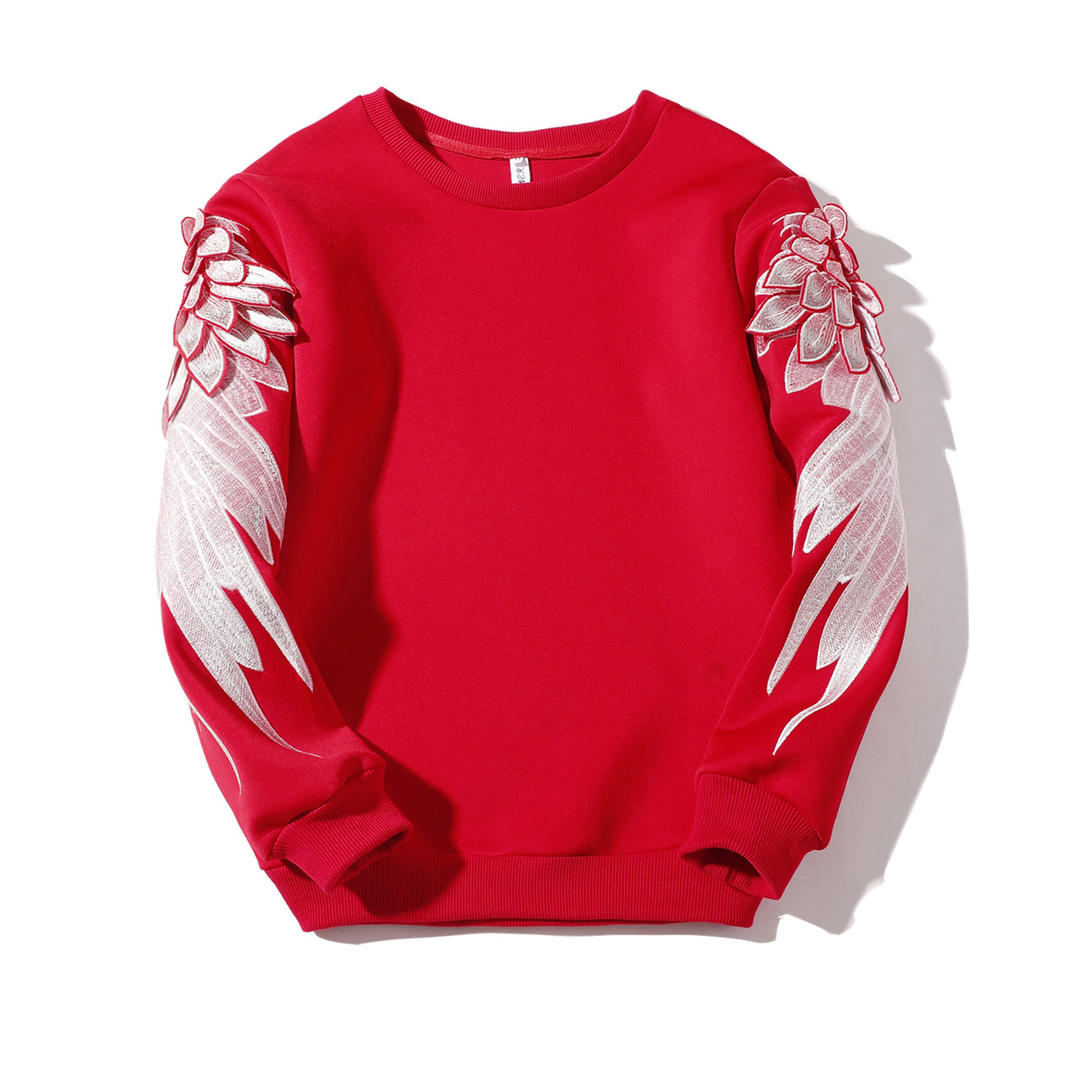 Pull ailes d'ange rouge