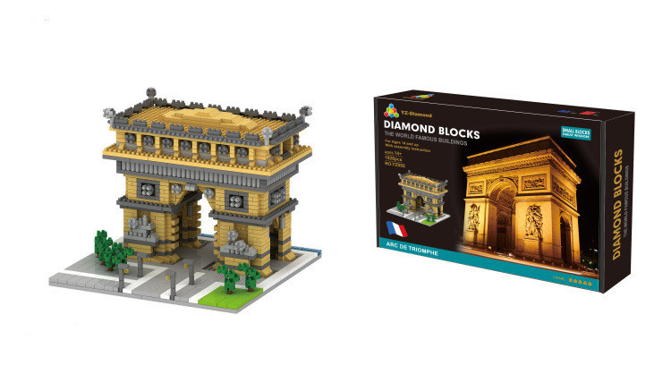 World Famous Architecture Diamond Building Blocks Model Tower Educational Toys