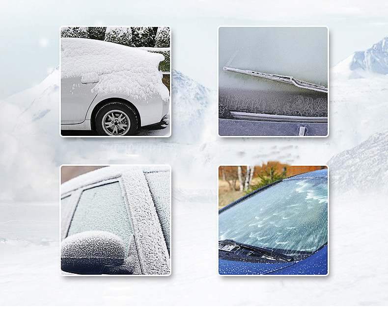 Car Cleaning Brush Ice Scraper Detachable Snow Shovel Brush Dust