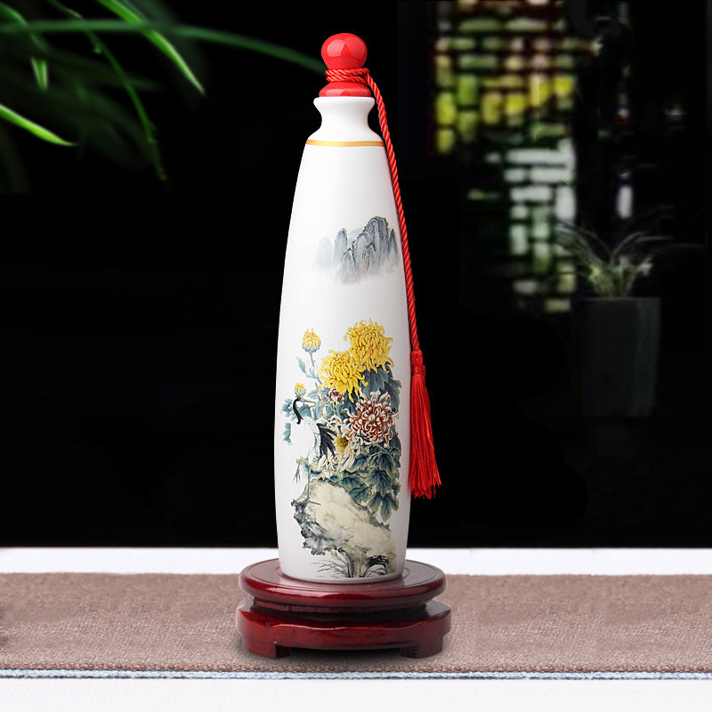 Sealed Sake Bottle