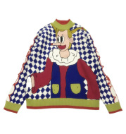 Japanese Childlike Double-sided Jacquard Thick Sweater