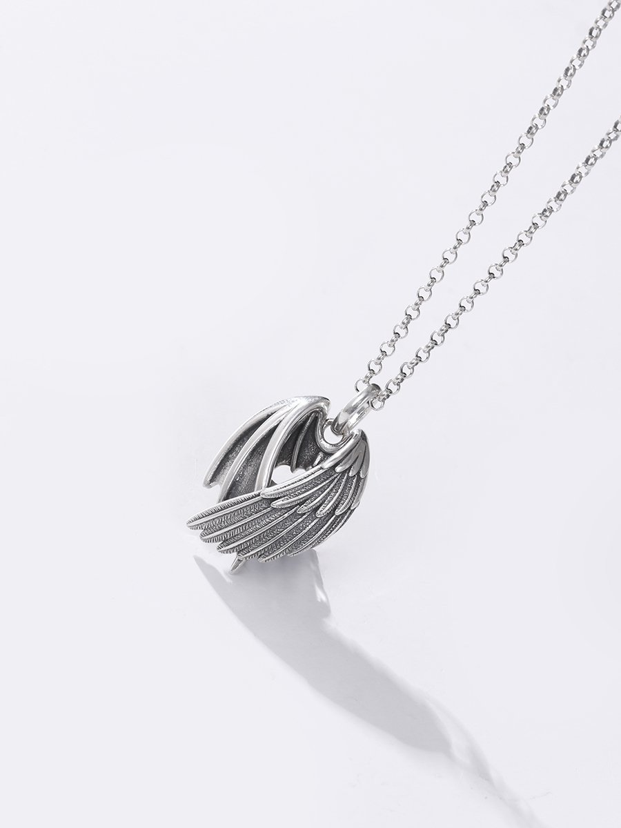 Collier Aile Ange Argent