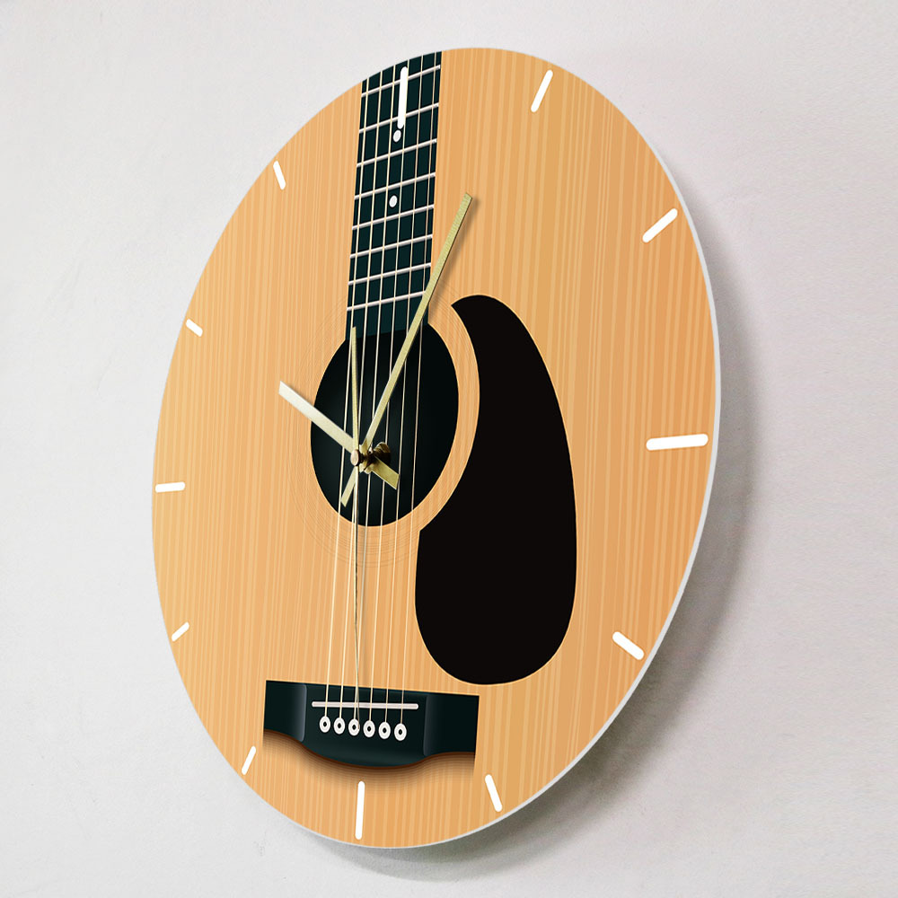 Acoustic Guitar 3D design Wall Clock
