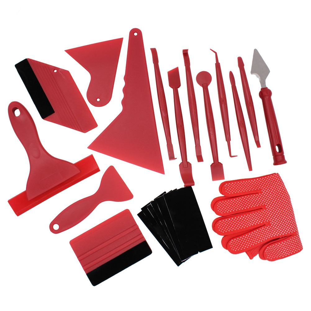 21 Sets Of Car Filming Tools, ColorChanging Film, And Beautiful Seam Scraper, Advertising Film