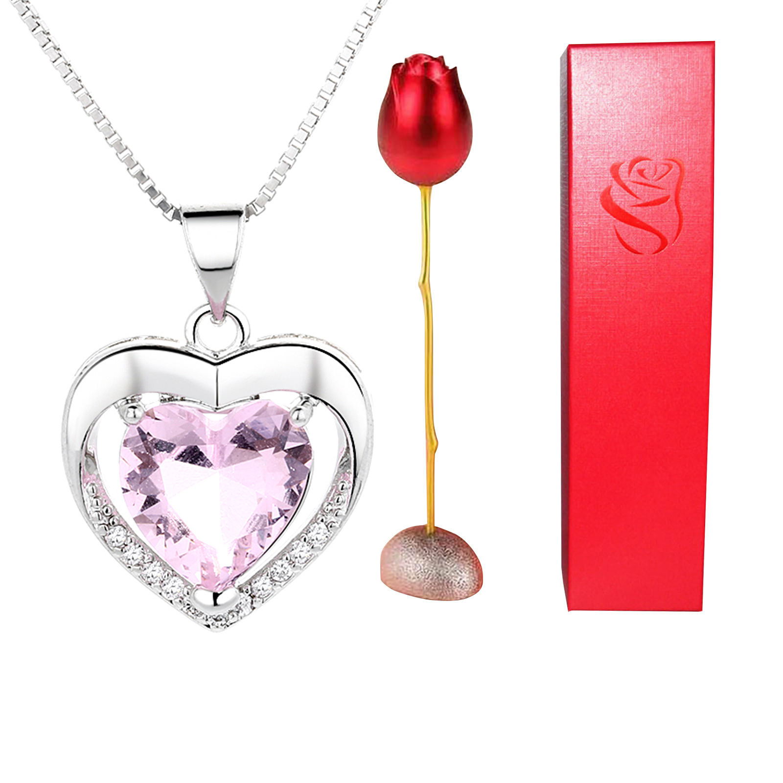 Rose and Pendant Gift Pack 11