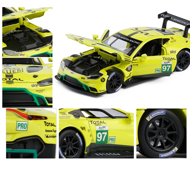 Aston Martin Vantage GTE Le Mans 1:32 Alloy Model Car