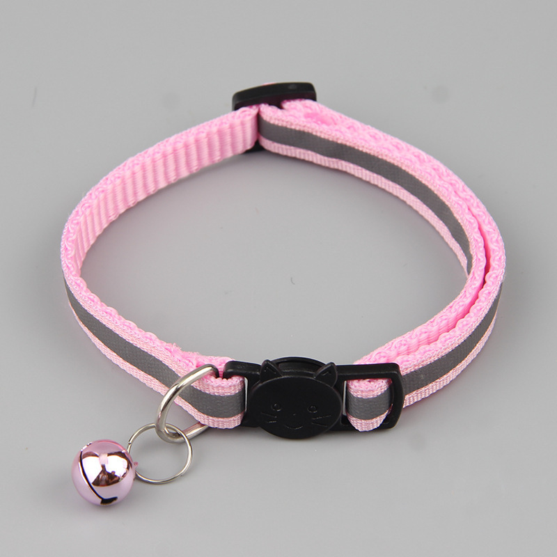 1616290547801 - Color Reflective Cat Head Safety Buckle Collar
