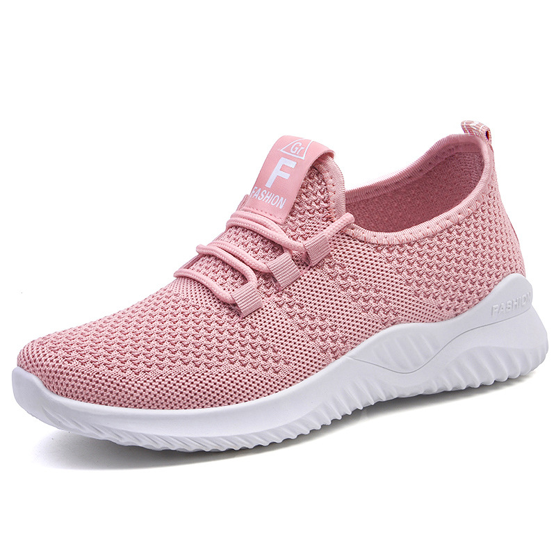 Comfortable Flying Woven Breathable Sneakers Women Casual Shoes