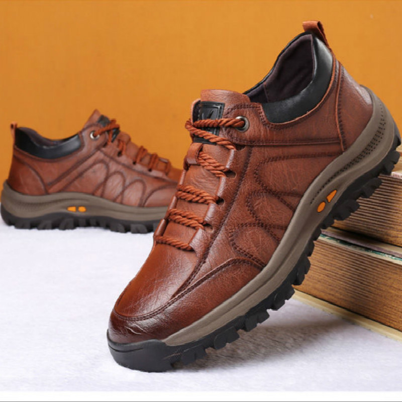 Non-slip Leather Outdoor Hiking Shoes | stopXpress