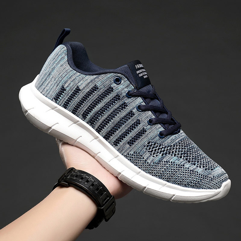 1616380475991 - Flying Woven Sneakers Men s Breathable Running Shoes