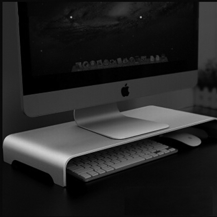 Aluminum Alloy Computer Monitor Increase Rack Desktop Storage Bracket Notebook Desktop Computer Elevated Base