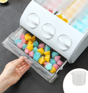 Refrigerator Storage Drawer 30 Grid Small Ice Cube Mould Box Popsicle Molds Maker Tray Juice Making DIY Bar Kitchen Accessories