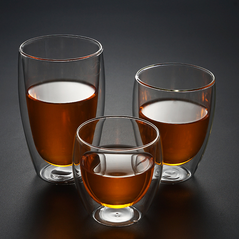 Chicago double layer drinking glasses