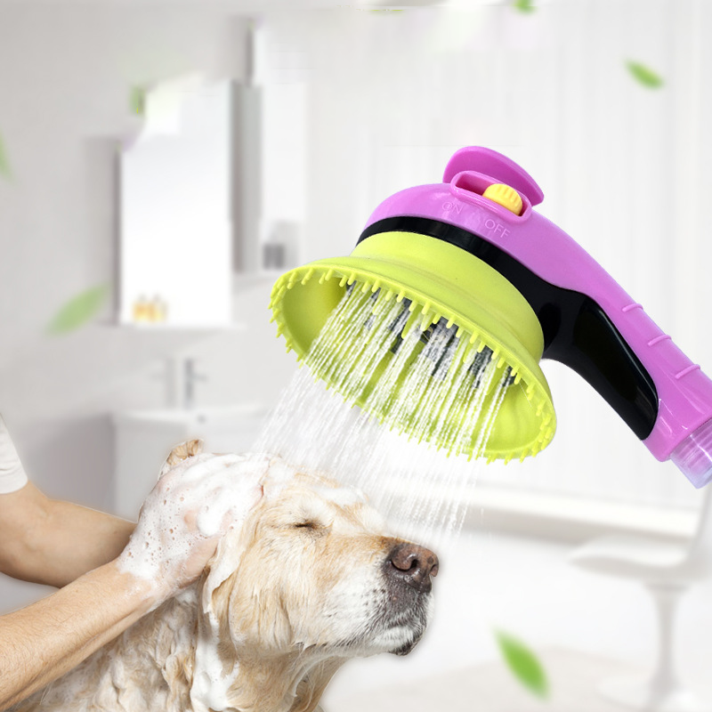 Pet Shower Kit Cat and Dog Shower Head Dog Shower Kit Brush Massage Kit